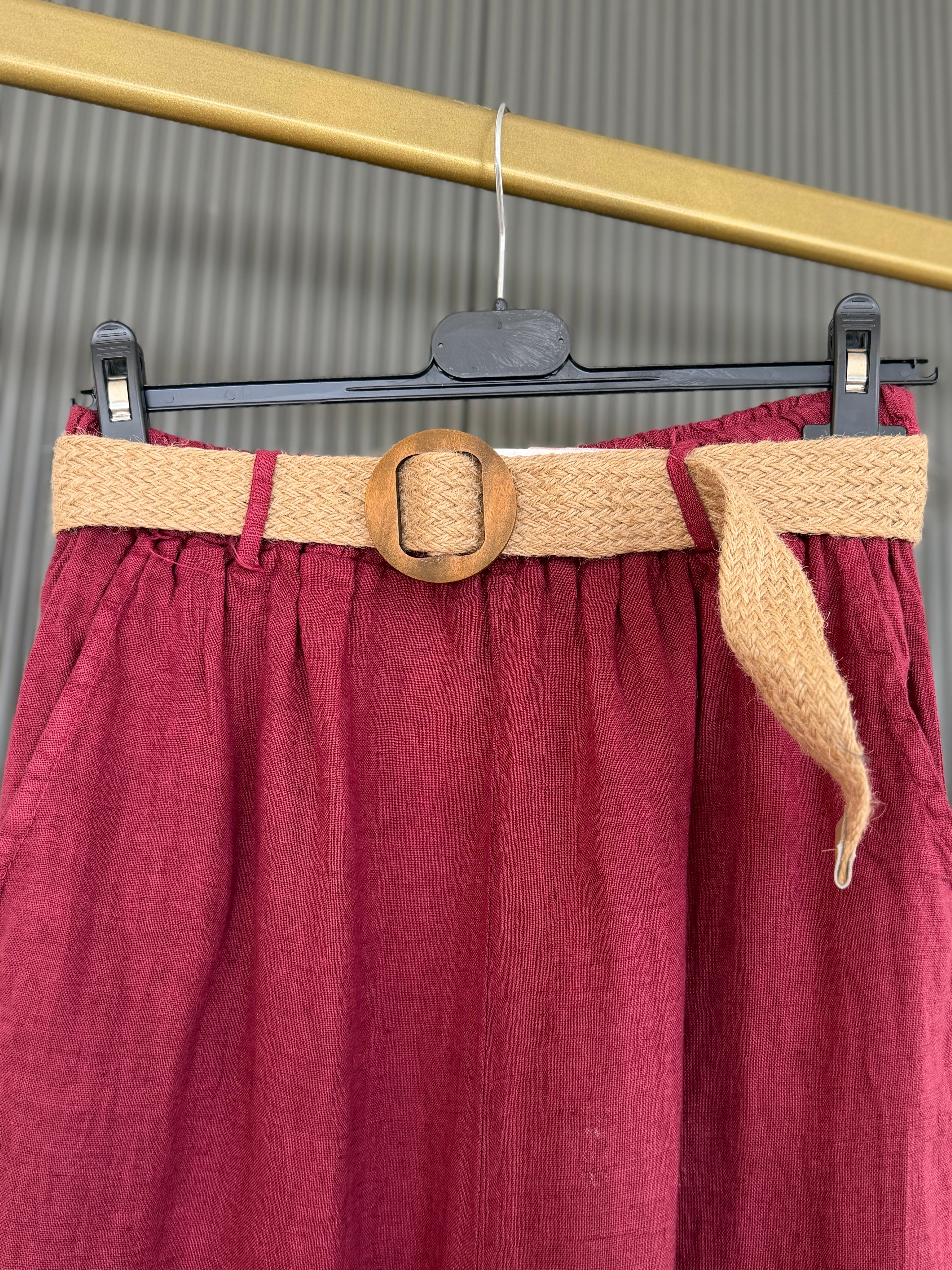 İTHAL KETEN PANTOLON