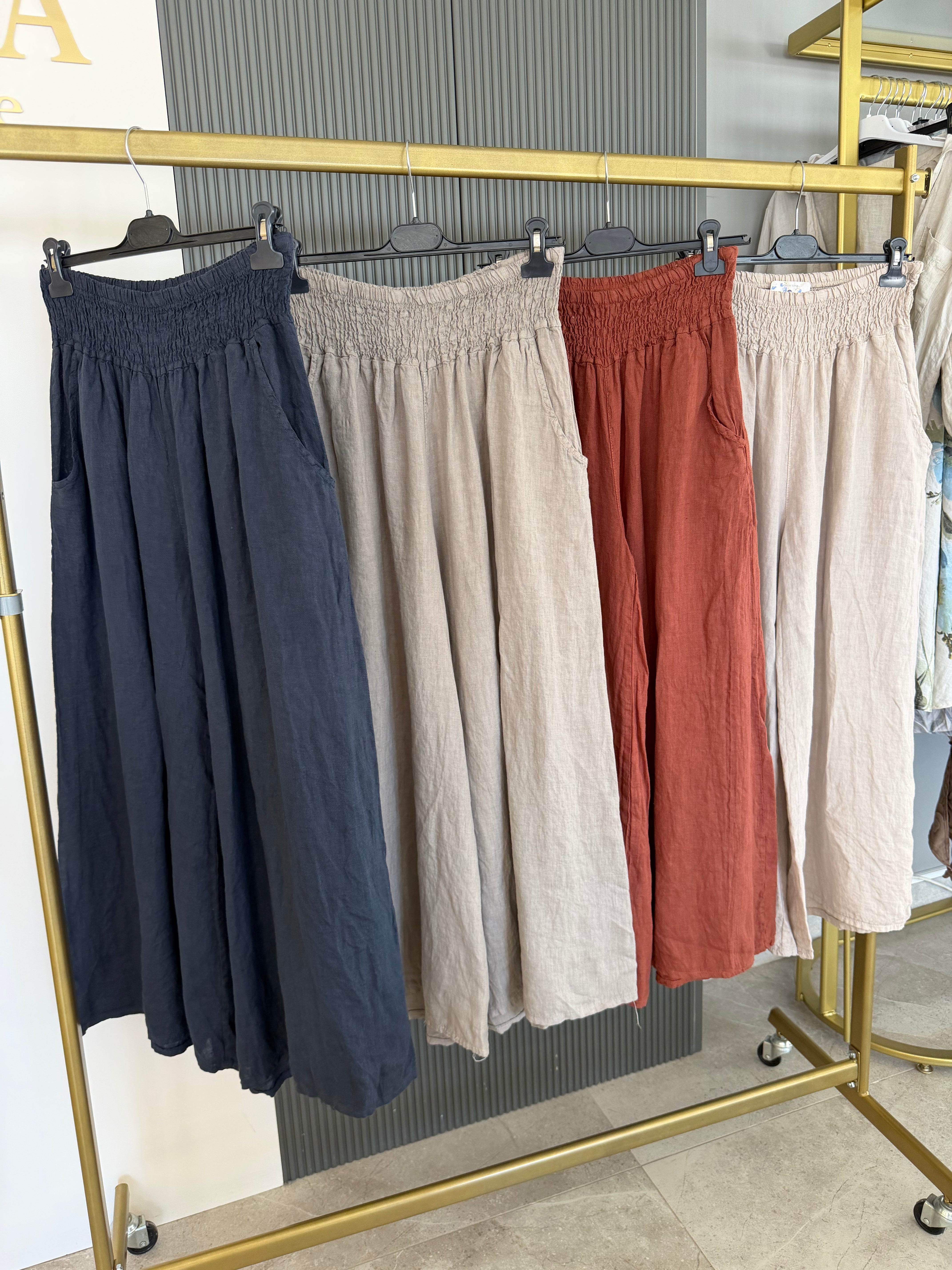 İTHAL KETEN PANTOLON