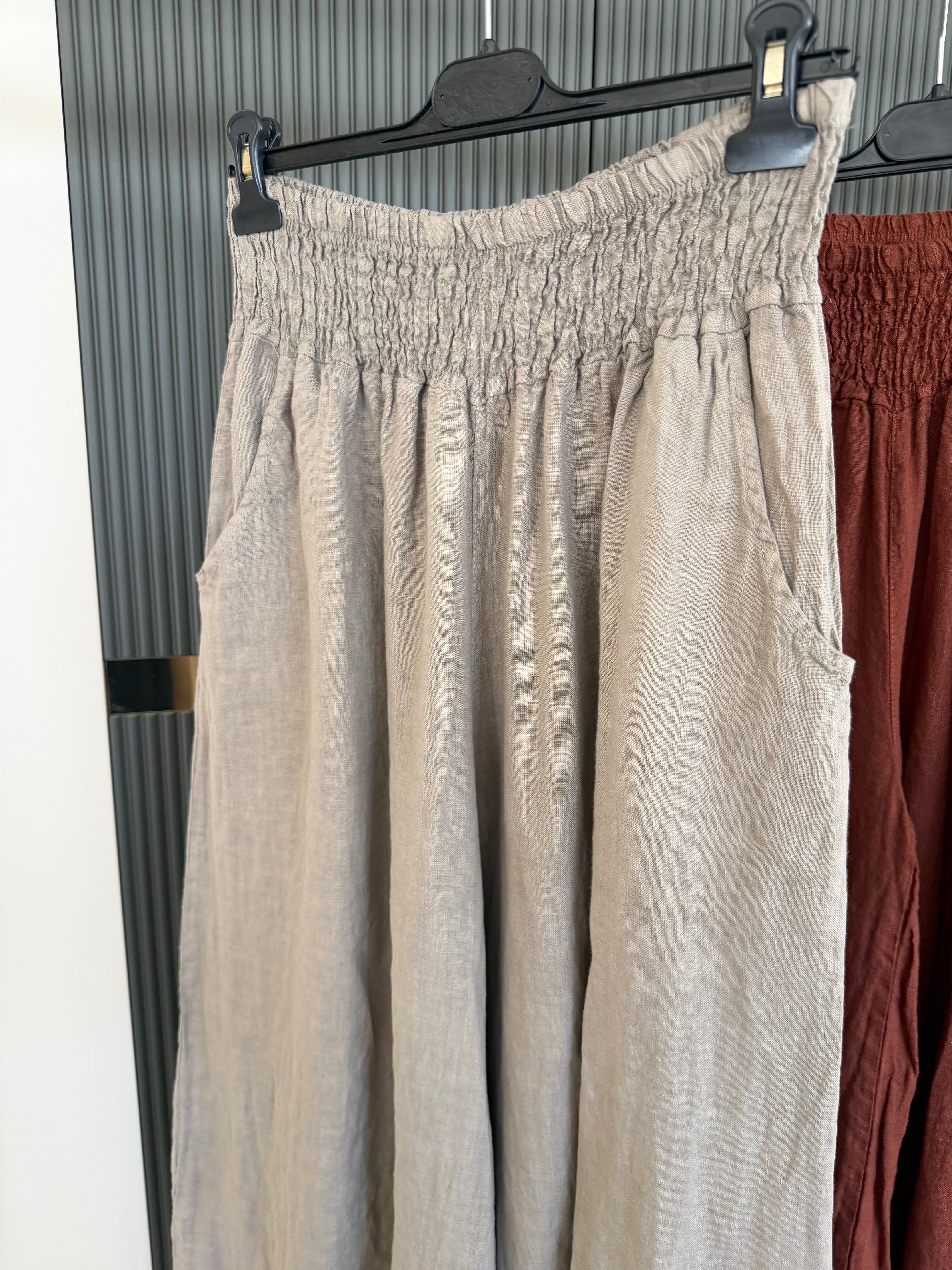 İTHAL KETEN PANTOLON