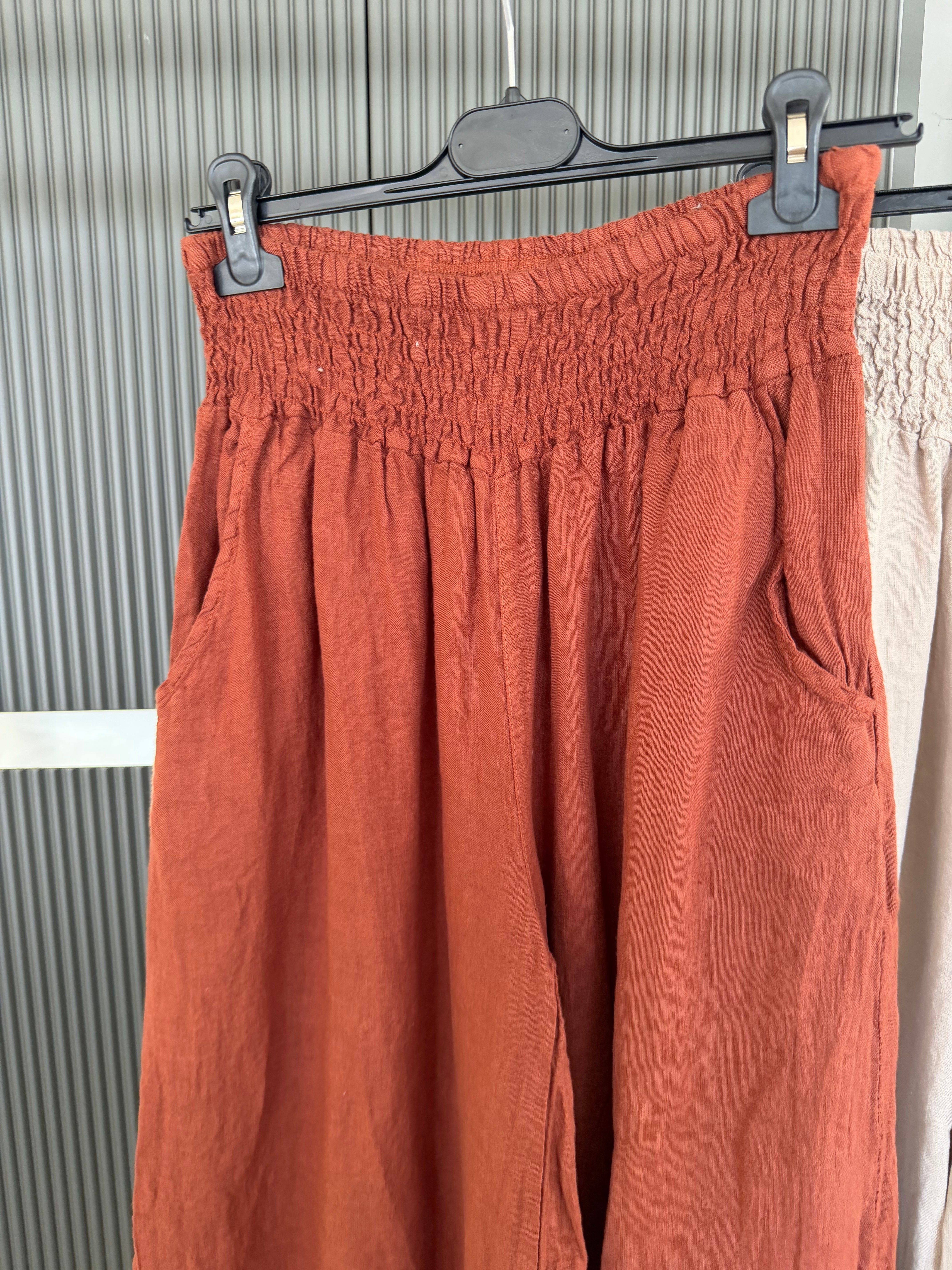İTHAL KETEN PANTOLON