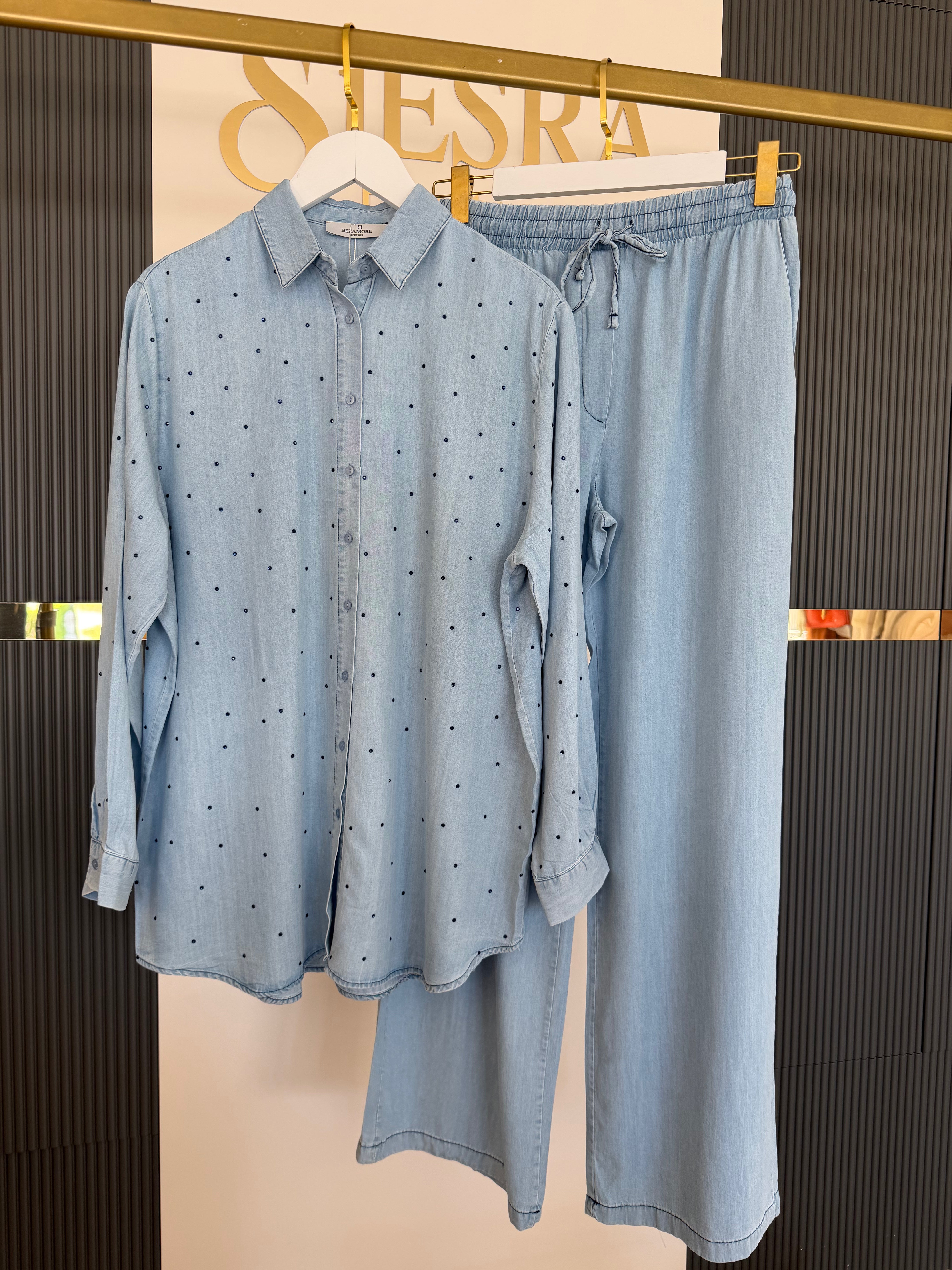 TENCEL KOT PANTOLONLU TAKIM