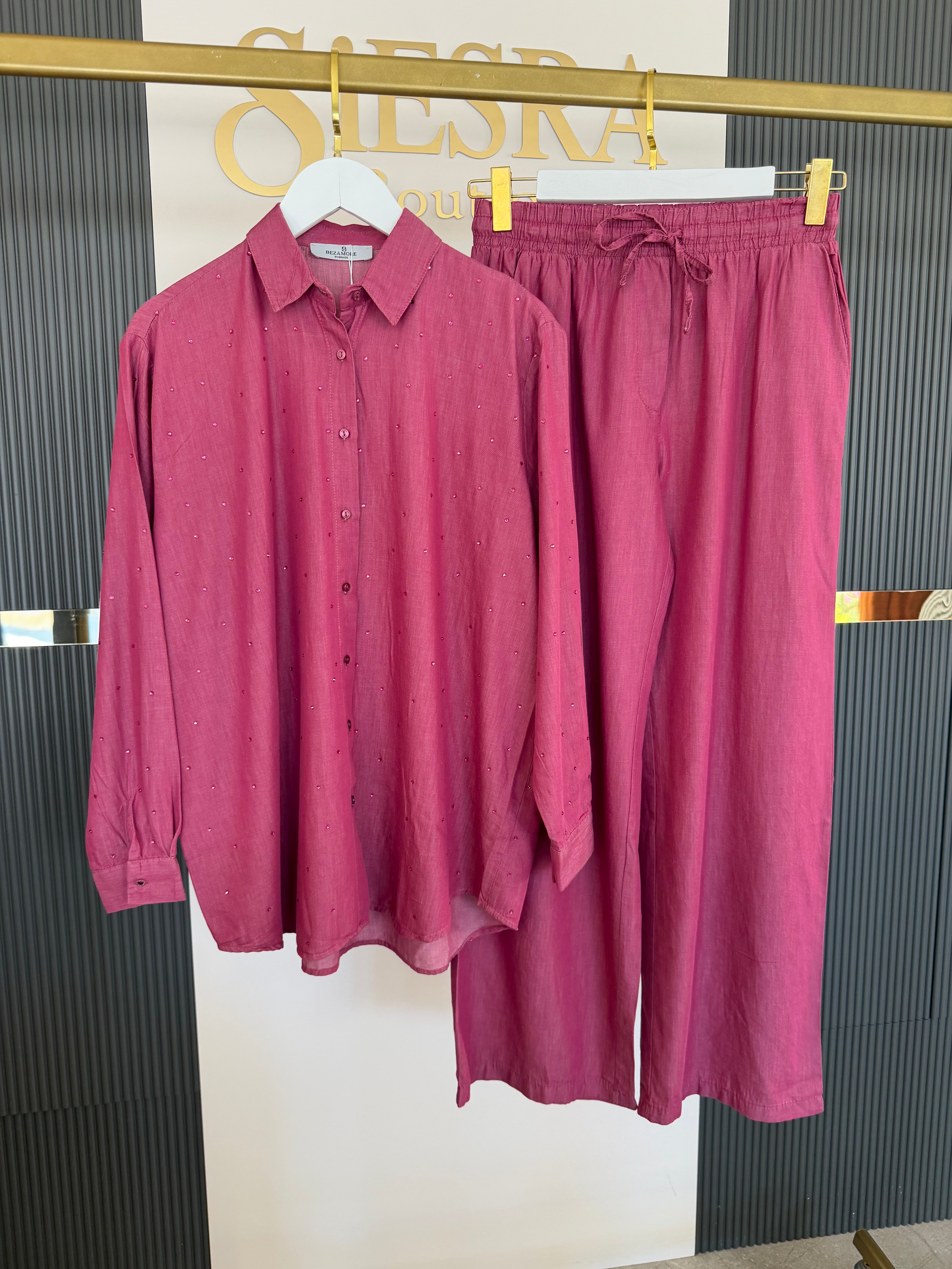 TENCEL KOT PANTOLONLU TAKIM