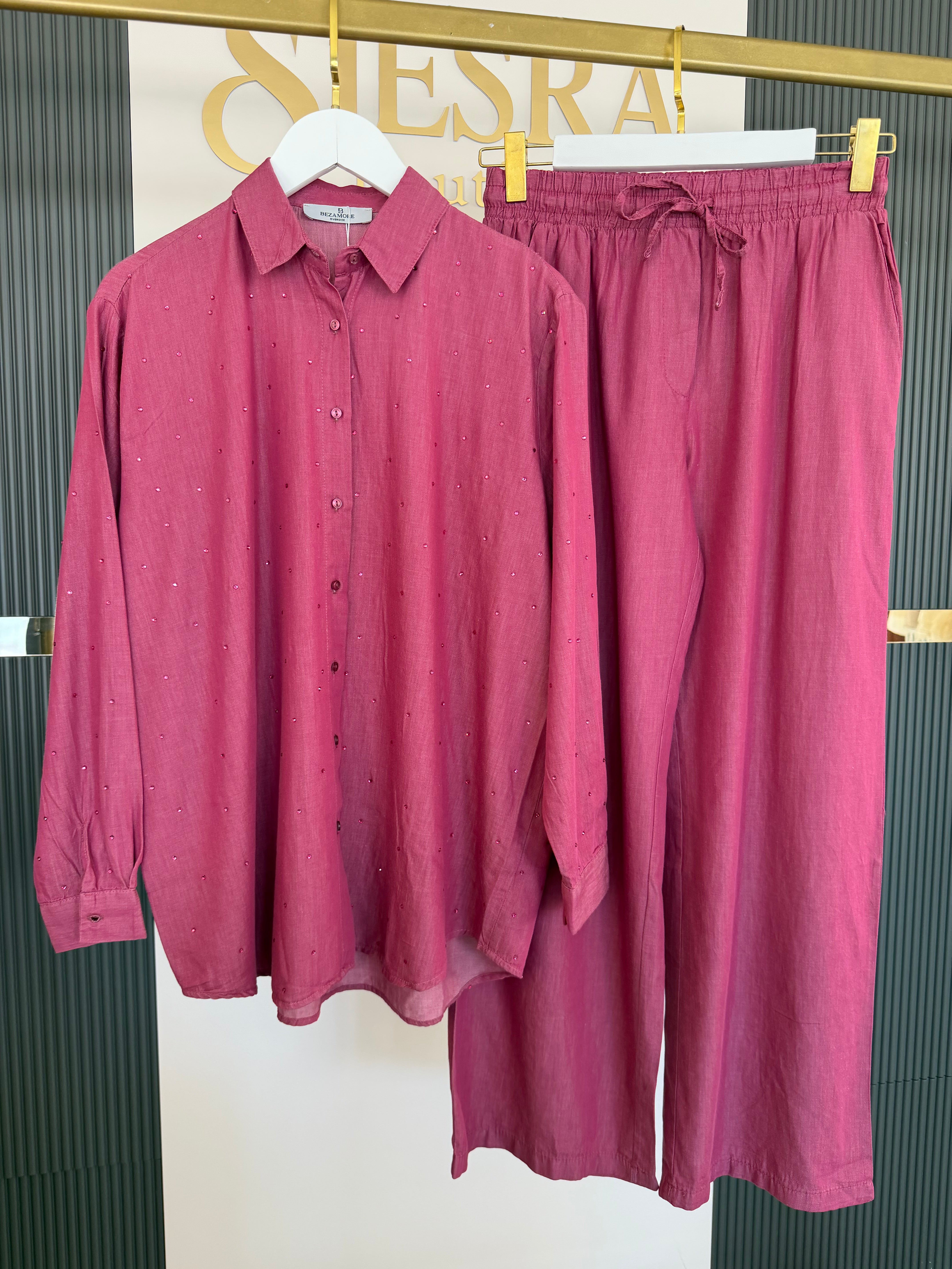 TENCEL KOT PANTOLONLU TAKIM