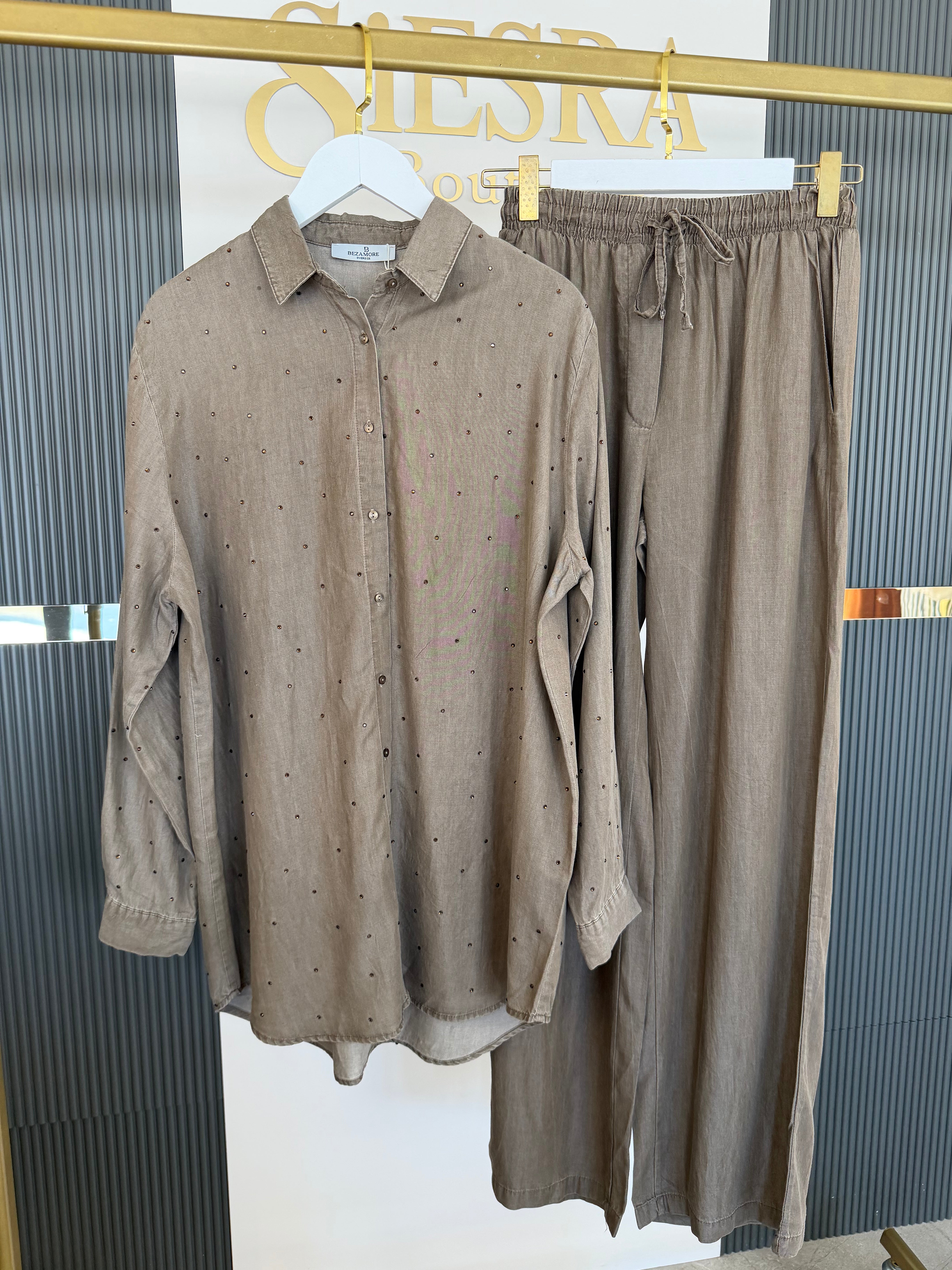 TENCEL KOT PANTOLONLU TAKIM