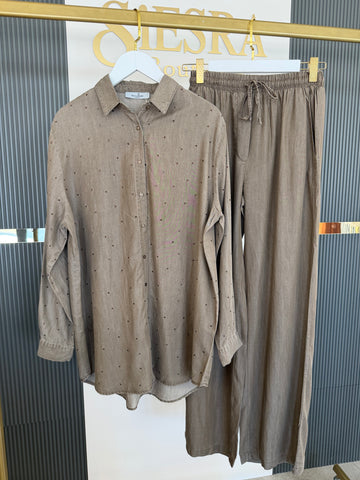 TENCEL KOT PANTOLONLU TAKIM