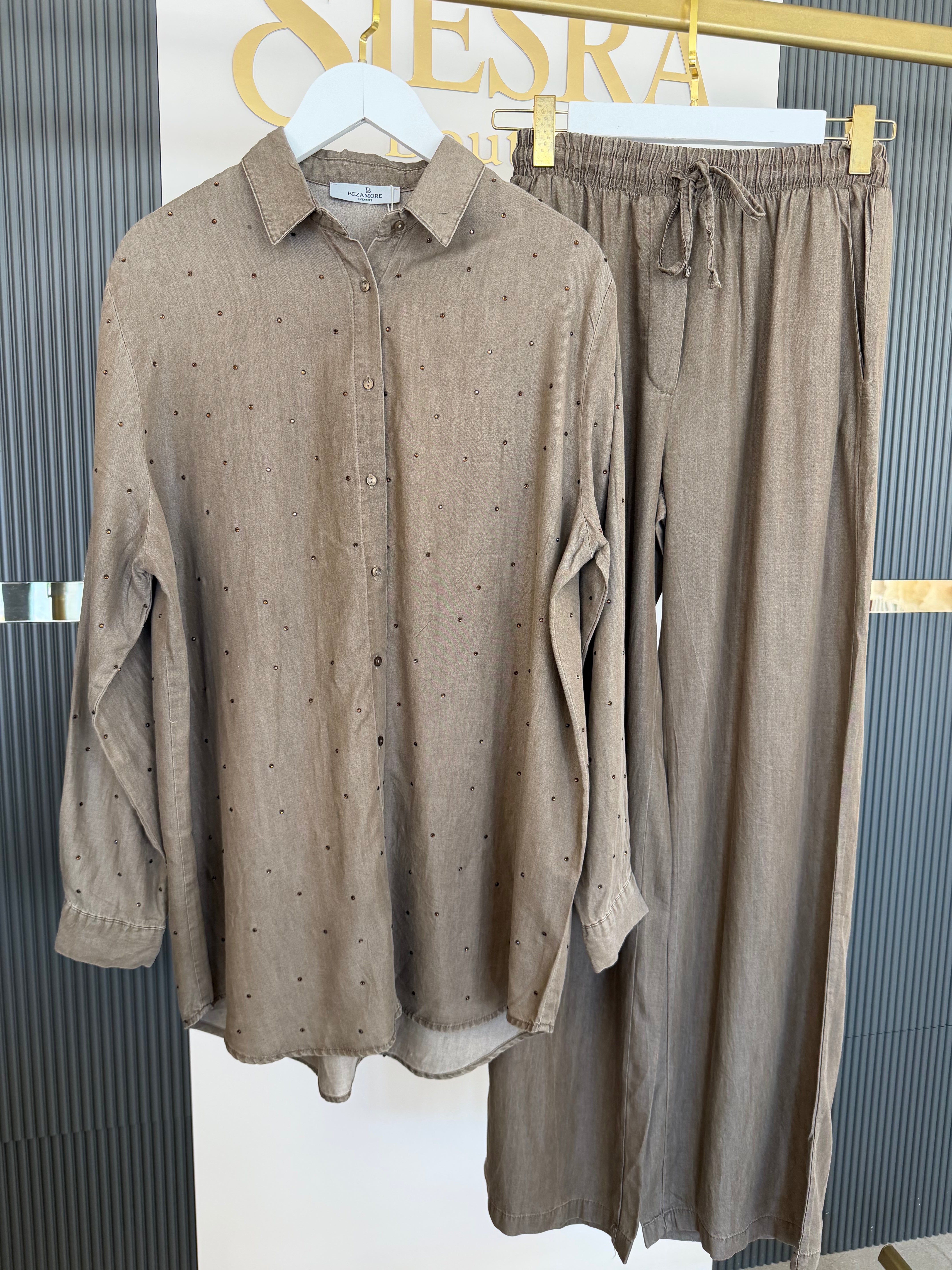 TENCEL KOT PANTOLONLU TAKIM