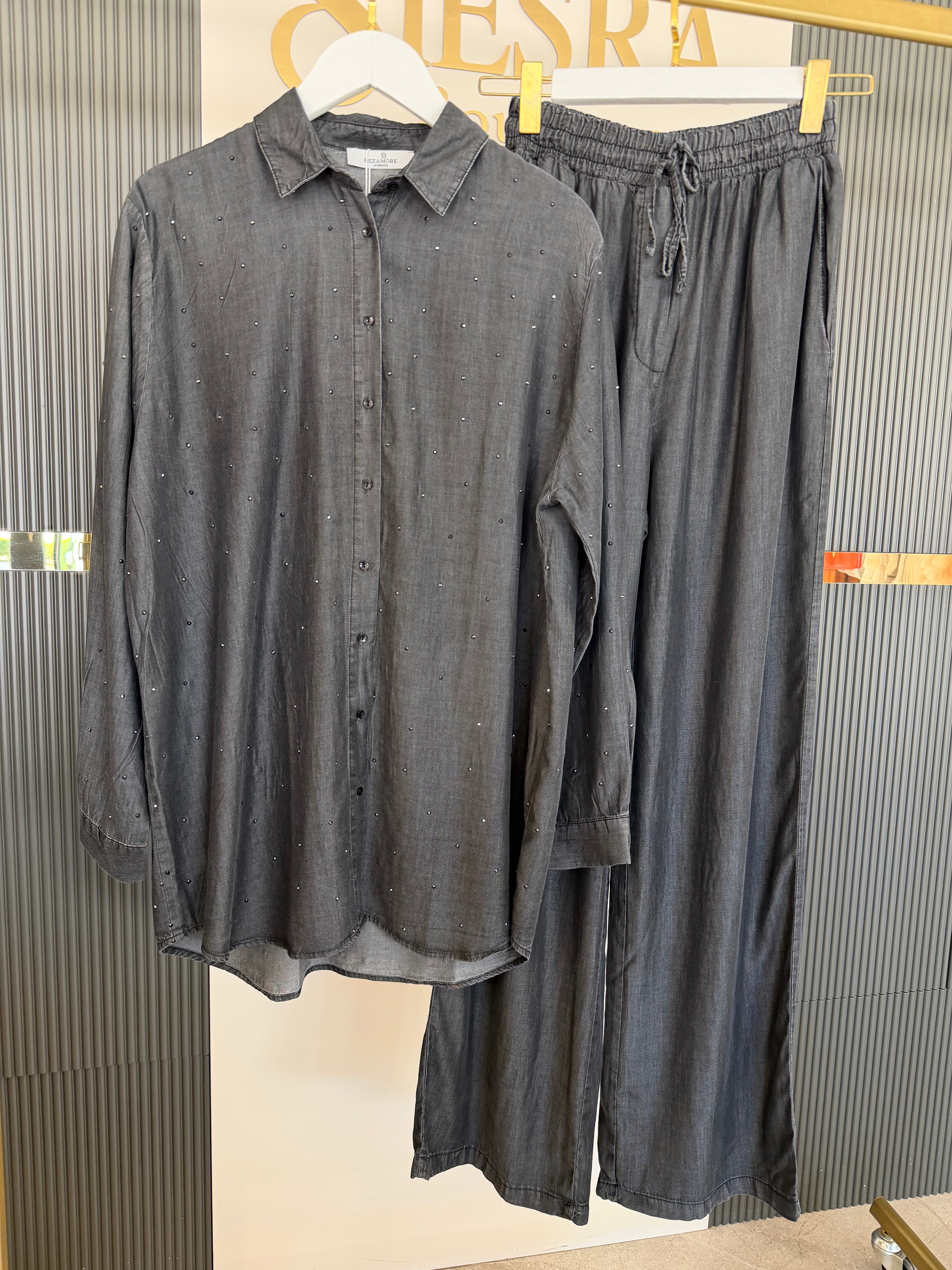 TENCEL KOT PANTOLONLU TAKIM