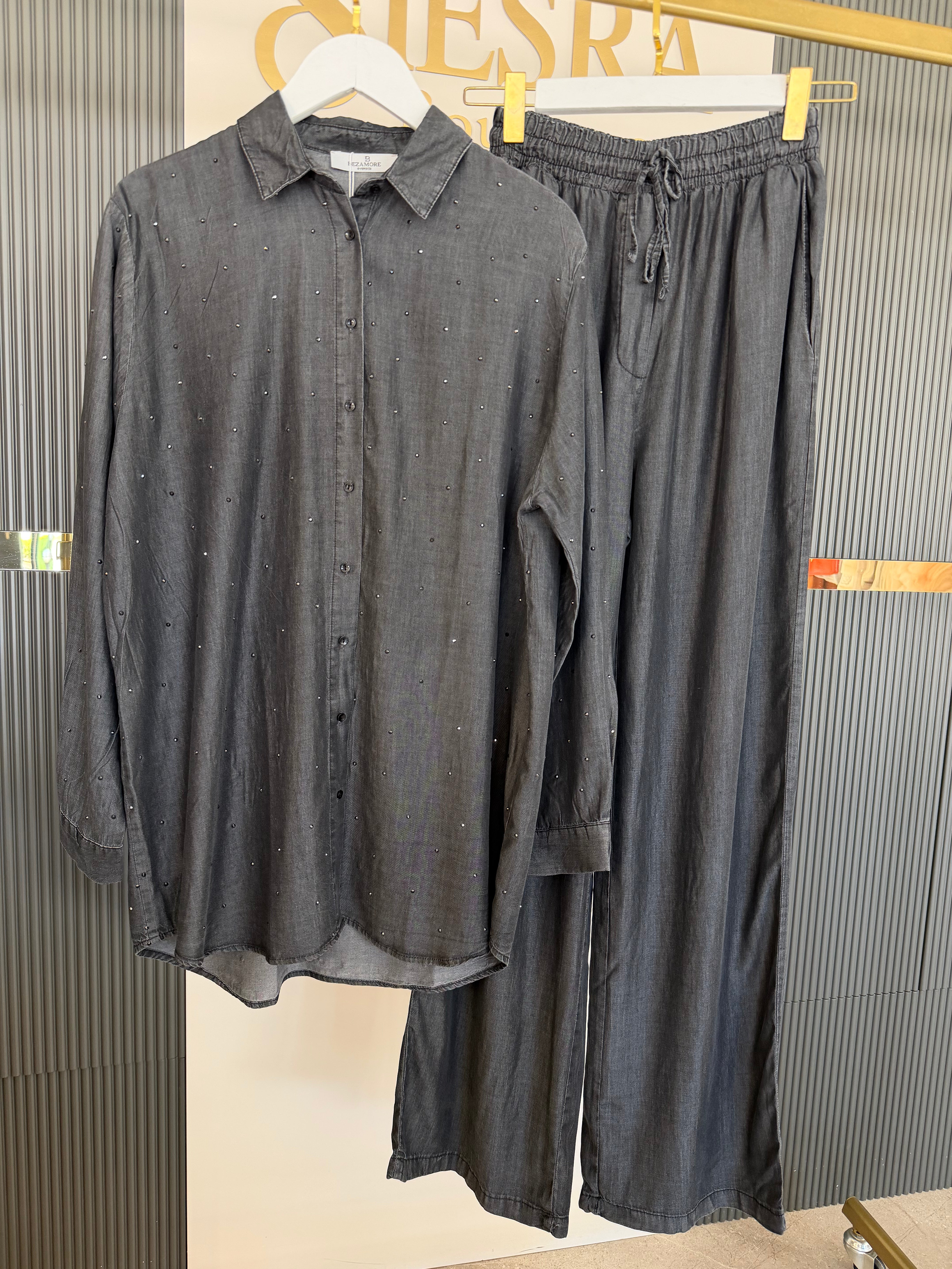 TENCEL KOT PANTOLONLU TAKIM