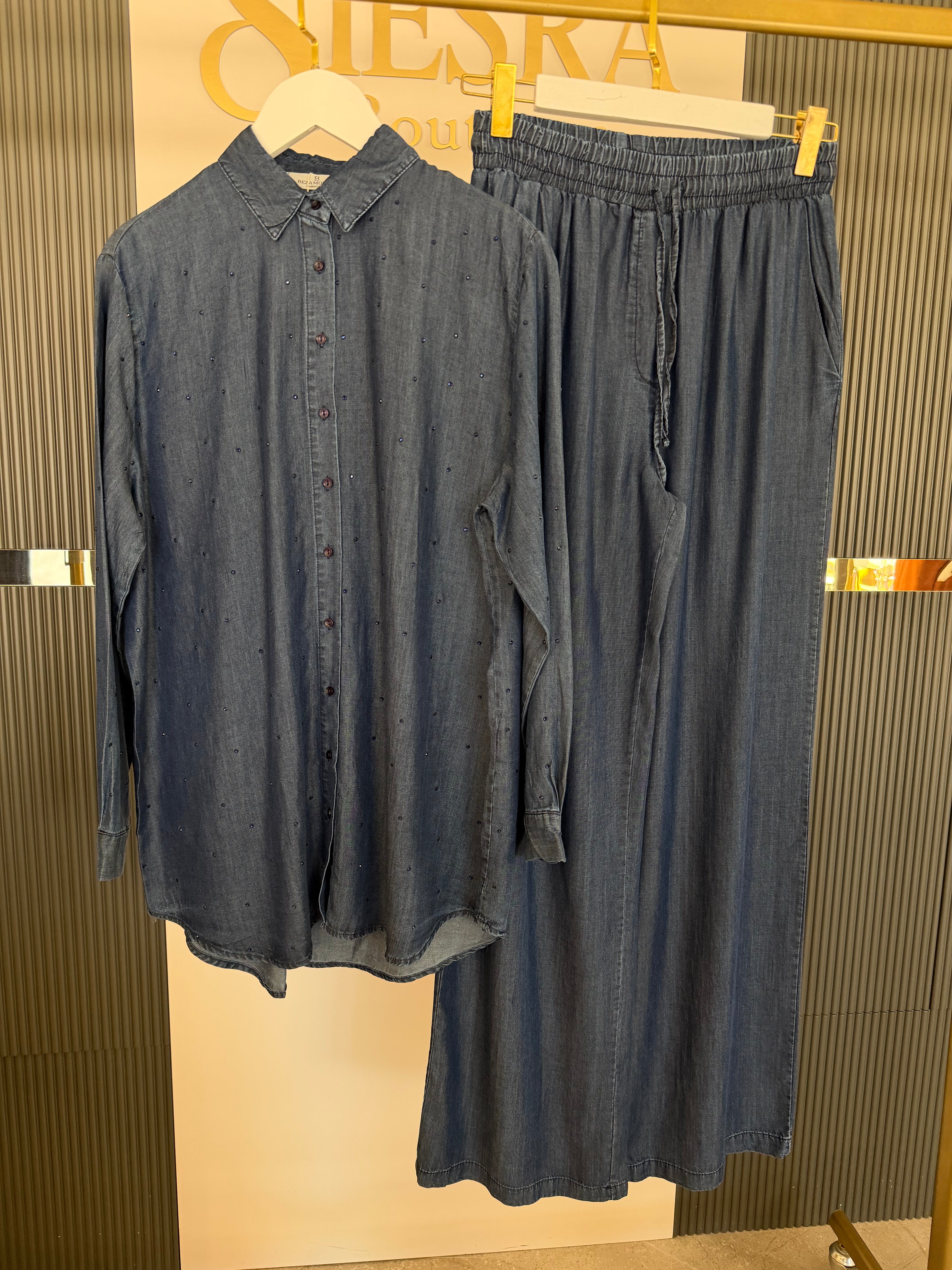 TENCEL KOT PANTOLONLU TAKIM