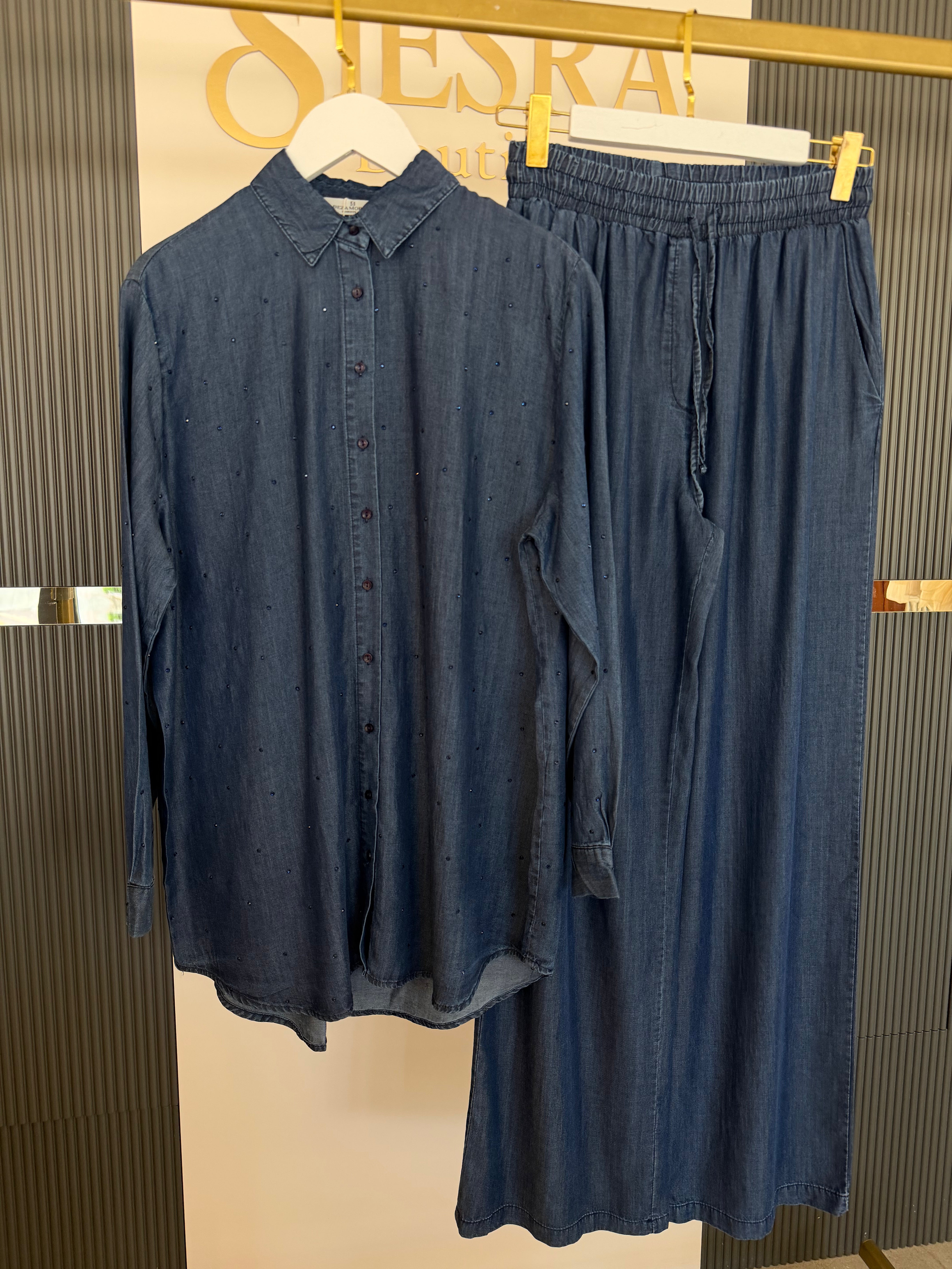 TENCEL KOT PANTOLONLU TAKIM