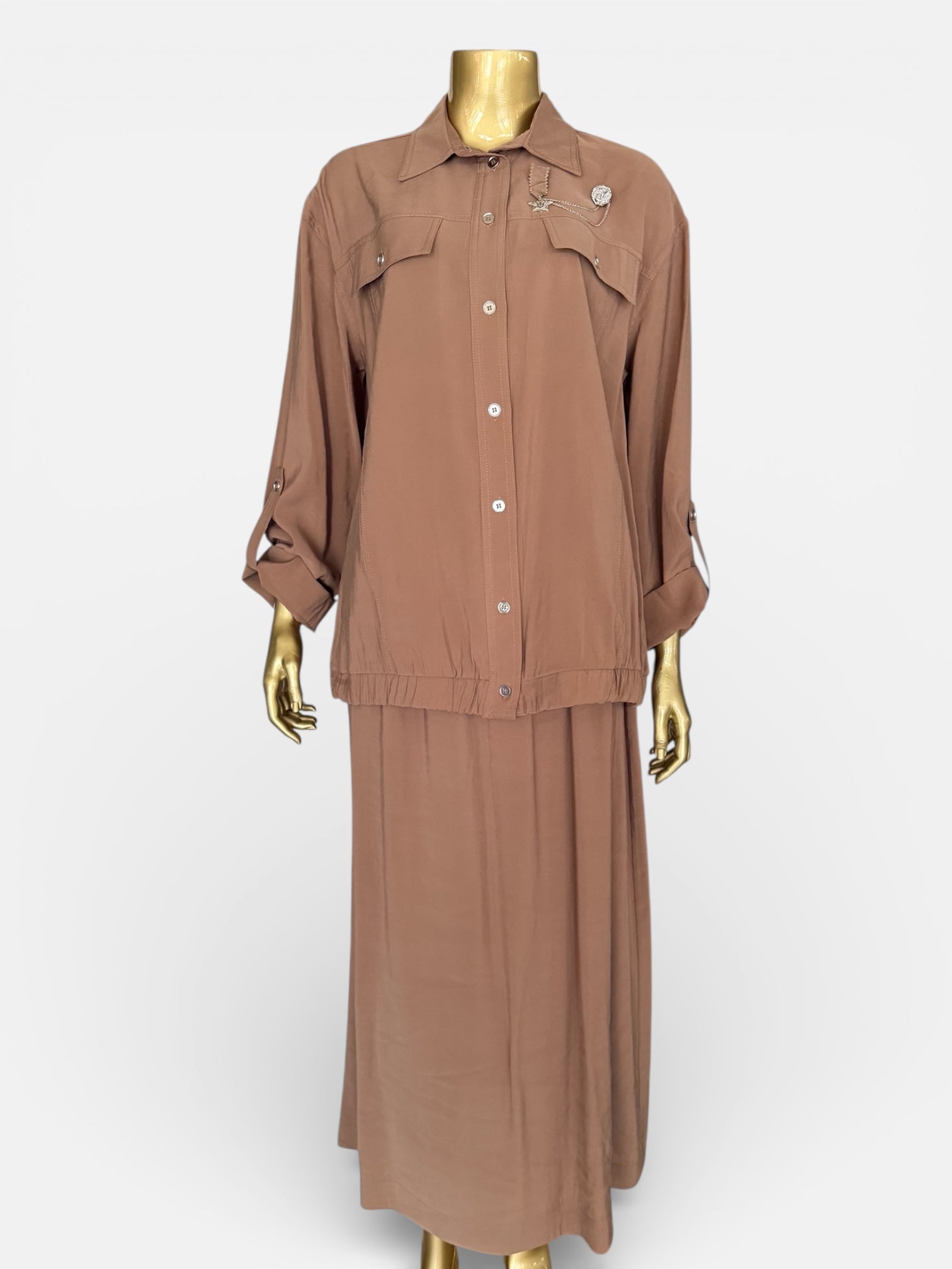 NURCAN ÇETİN TENCEL ETEKLİ TAKIM