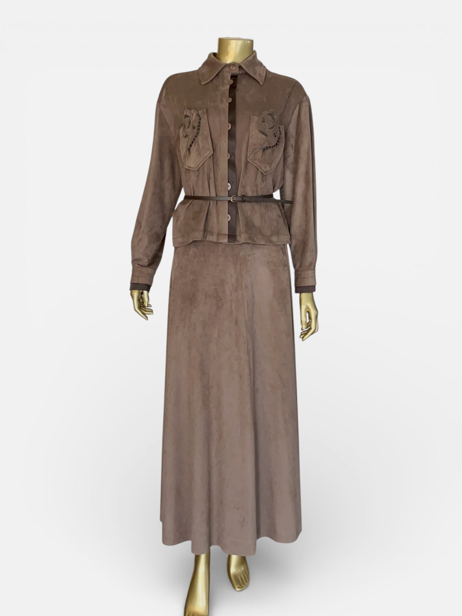 CLANDE NUBUK ETEKLİ TAKIM