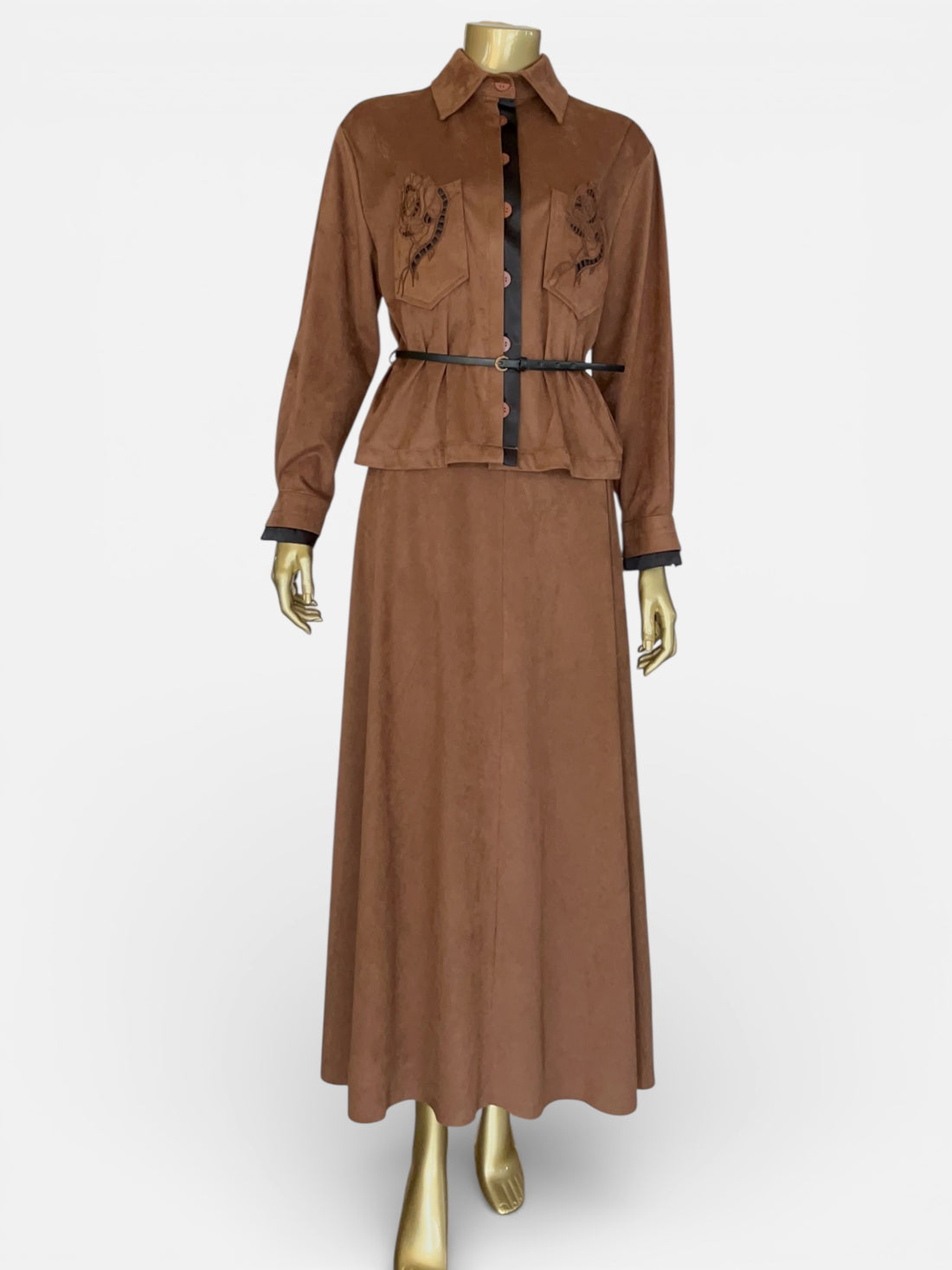 CLANDE NUBUK ETEKLİ TAKIM