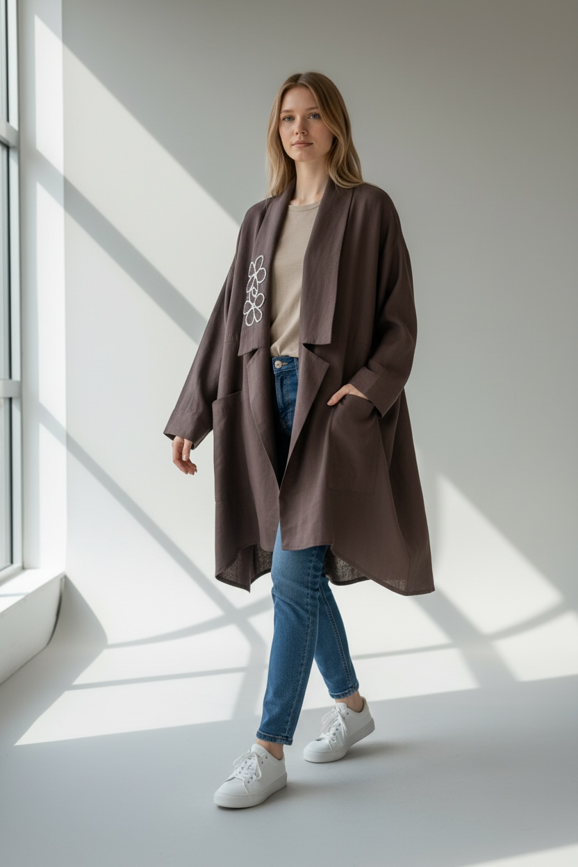 MASCARA İNCİ DETAYLI CEKET