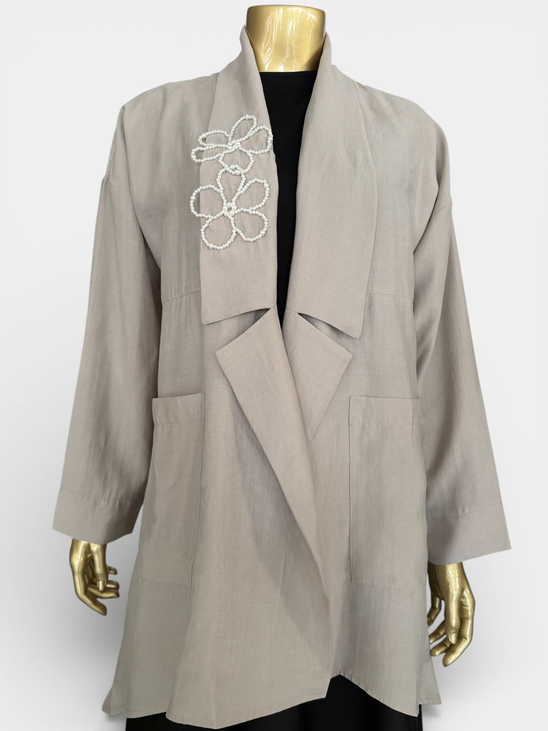 MASCARA İNCİ DETAYLI CEKET