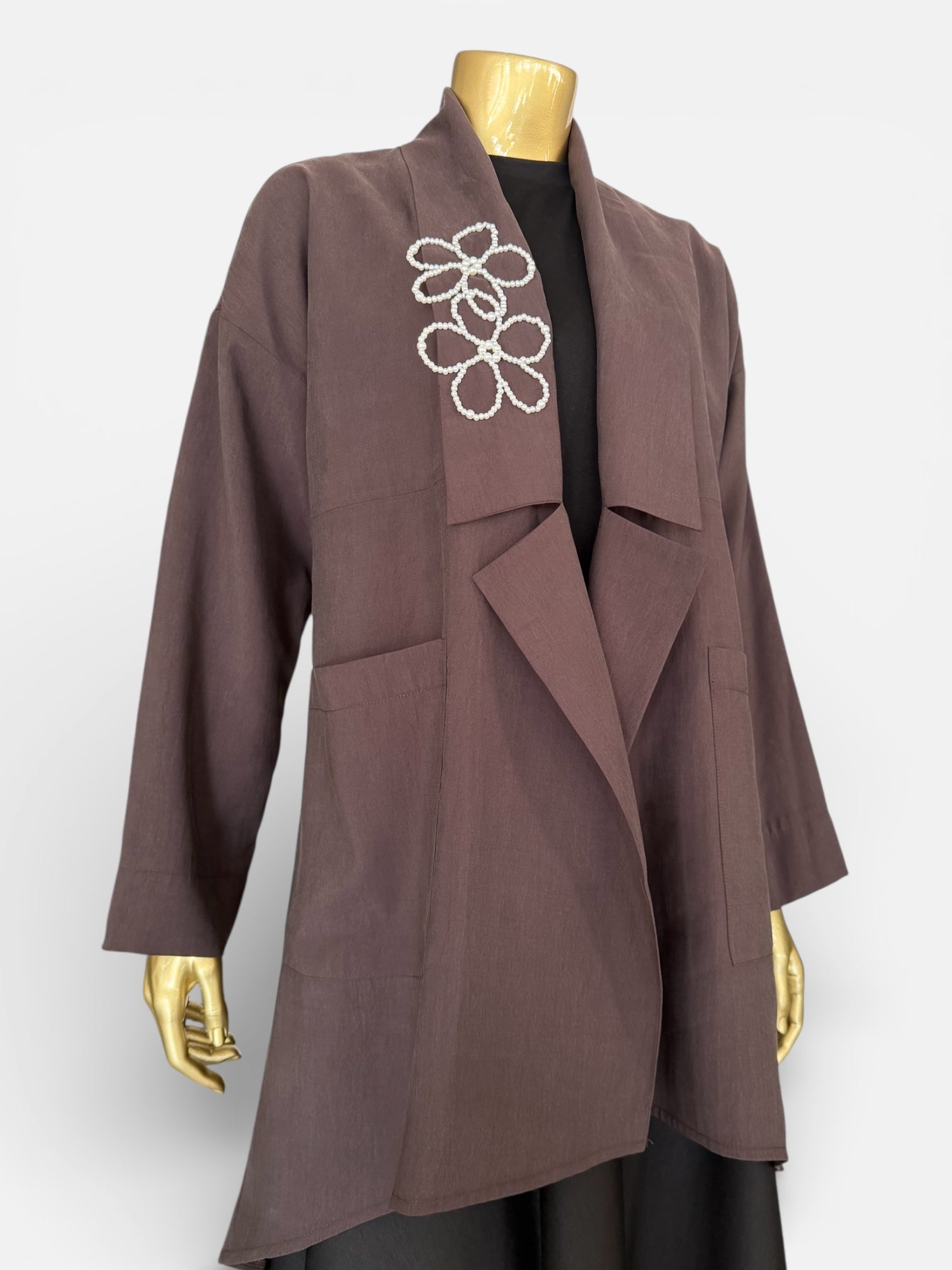 MASCARA İNCİ DETAYLI CEKET