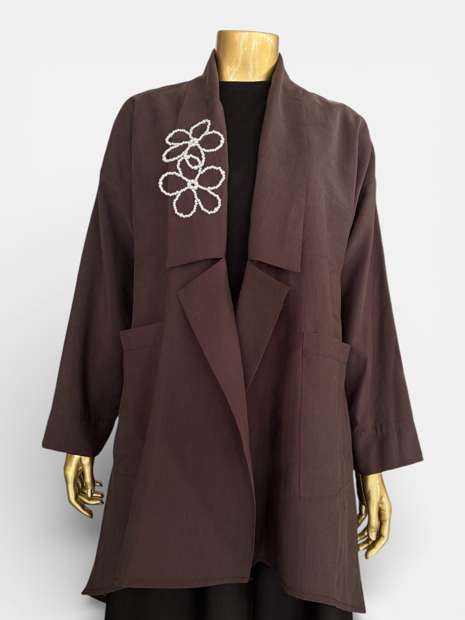 MASCARA İNCİ DETAYLI CEKET