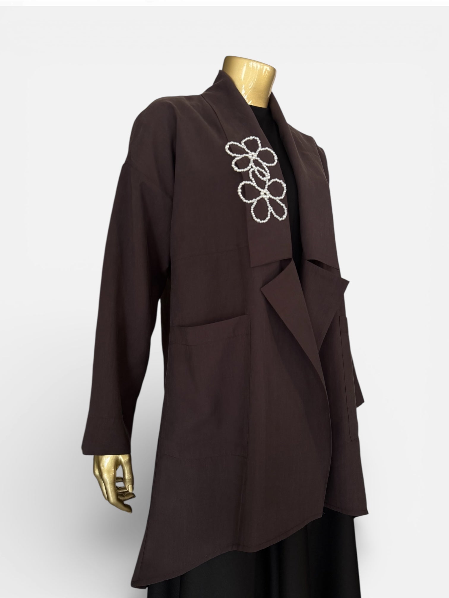 MASCARA İNCİ DETAYLI CEKET