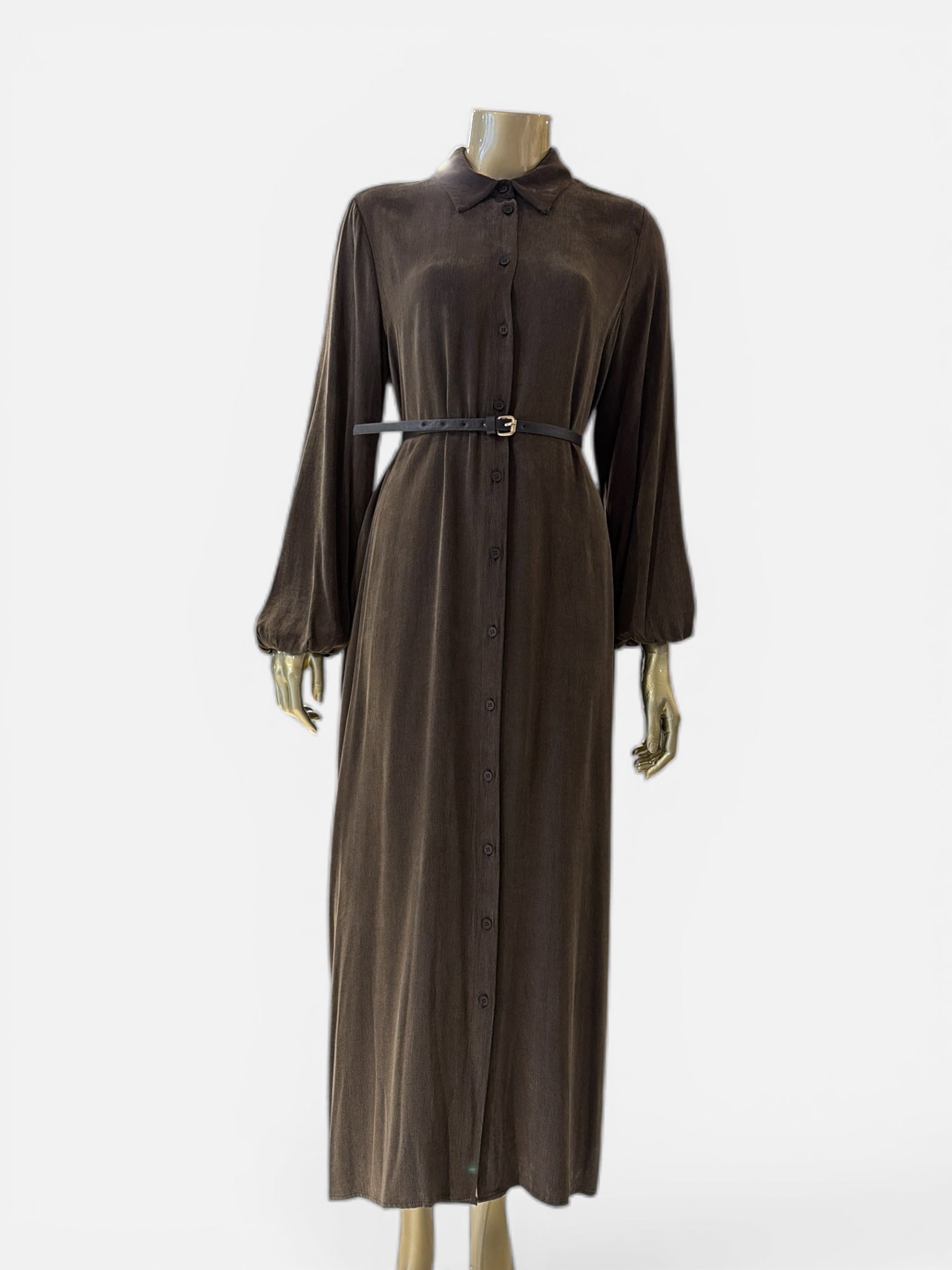 NURCAN ÇETİN CUPRO ELBİSE