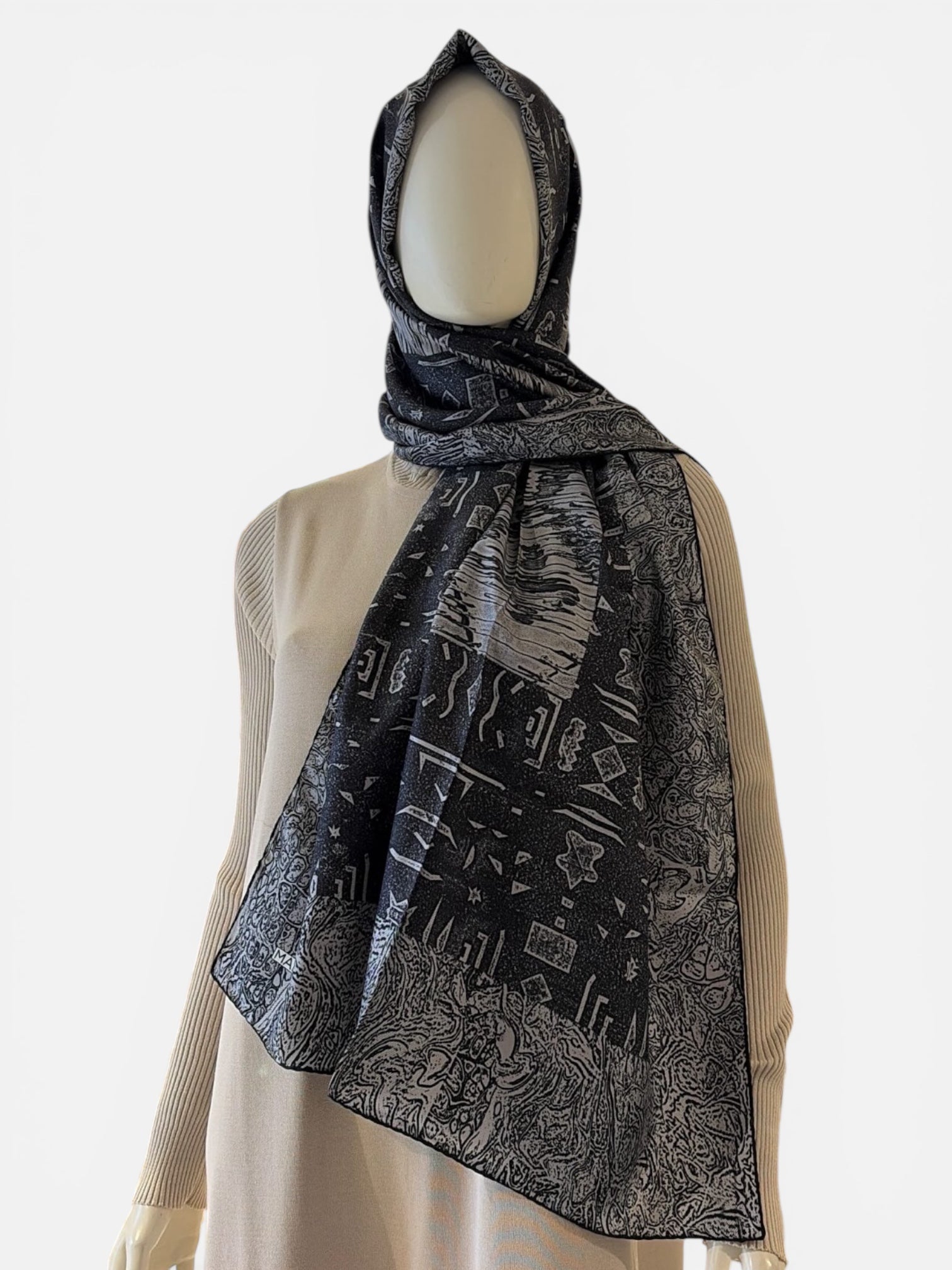 MAİSA MERZ SERİSİ MULBERRY İPEK ŞAL