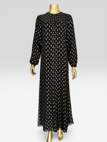 NCL ŞİFON DÜĞMELİ KAP ELBİSE /KAP