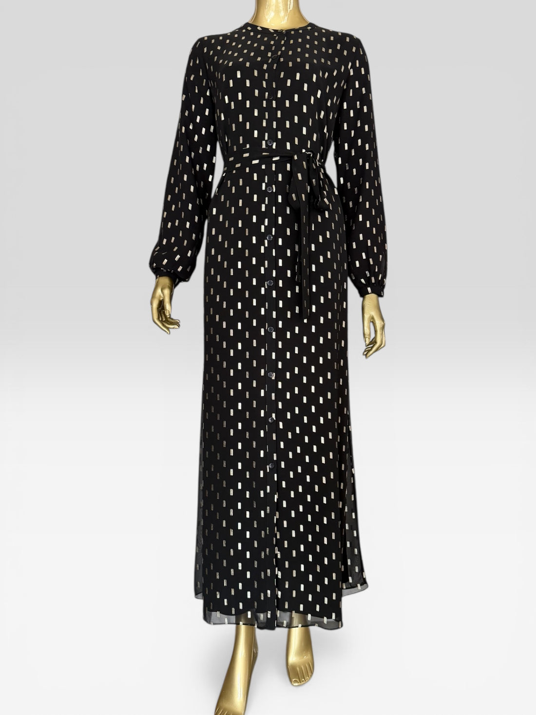 NCL ŞİFON DÜĞMELİ KAP ELBİSE /KAP