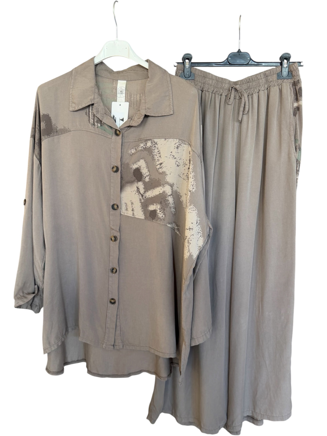 TENCEL KUMAŞ PANTOLONLU TAKIM